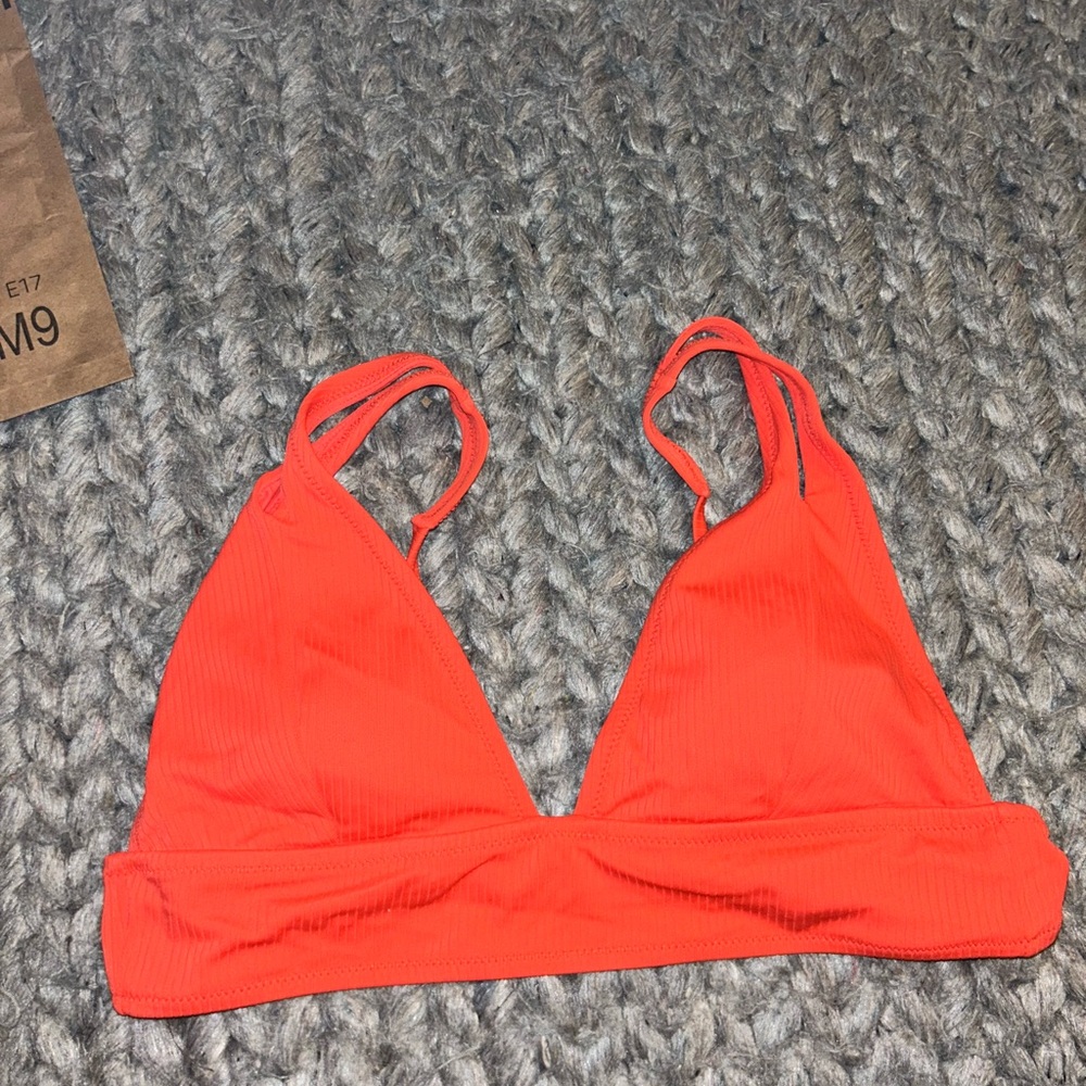 Shade Shore Coral Bikini Top